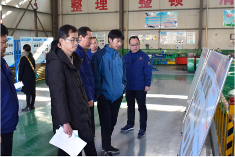 鄭州市生態(tài)環(huán)境局領(lǐng)導和專家到我公司現(xiàn)場驗收深度治理工作